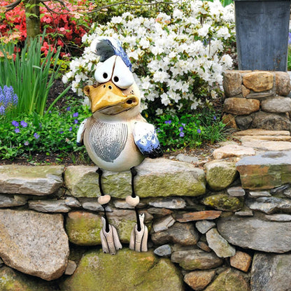 (1+1 Gratis) Birdie - Langlebige Hühnerdekoration aus Kunstharz für eine witzige Umgestaltung des Gartens