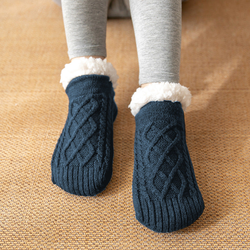 (1Paar + 1Paar Gratis) Anti-Rutsch Wollsocken - Hält deine Füße den ganzen Winter lang warm!