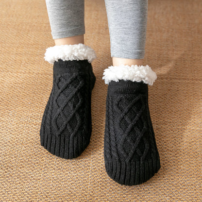 (1Paar + 1Paar Gratis) Anti-Rutsch Wollsocken - Hält deine Füße den ganzen Winter lang warm!