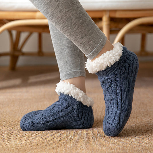(1Paar + 1Paar Gratis) Anti-Rutsch Wollsocken - Hält deine Füße den ganzen Winter lang warm!