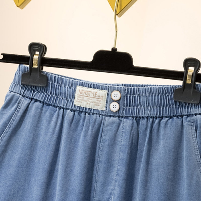 (50% Rabatt) - HighJe™ - Schlank machende Jeans mit weitem Bein - Superbequeme Jeans!