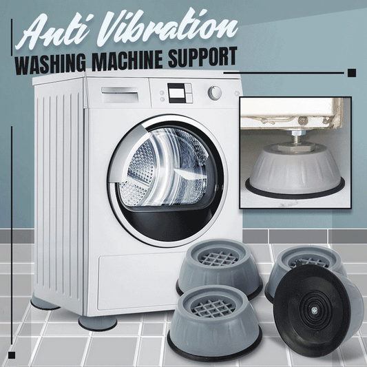 4 Set Anti-Vibrations Waschmaschinenfüße - Damit bleibt deine Waschmaschine da wo sie sein soll!