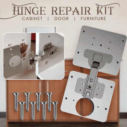Scharnier Reparaturset - Damit reparierst du jede Tür! (4 Sets)